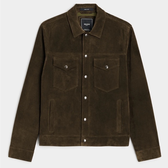 Todd Snyder Other - Todd Snyder Green Suede Dylan Jacket